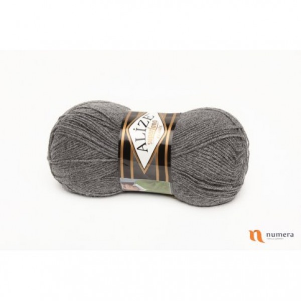 SUPERLANA KLASIK 182 - Medium Grey Melange - 100g