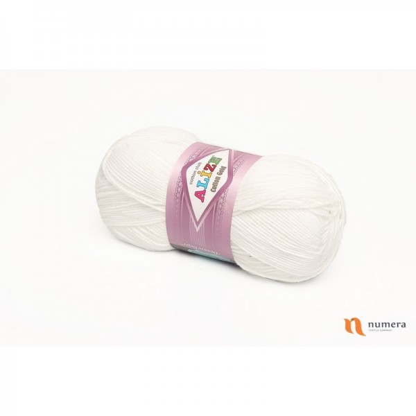 COTTON GOLD 55 - White - 100g